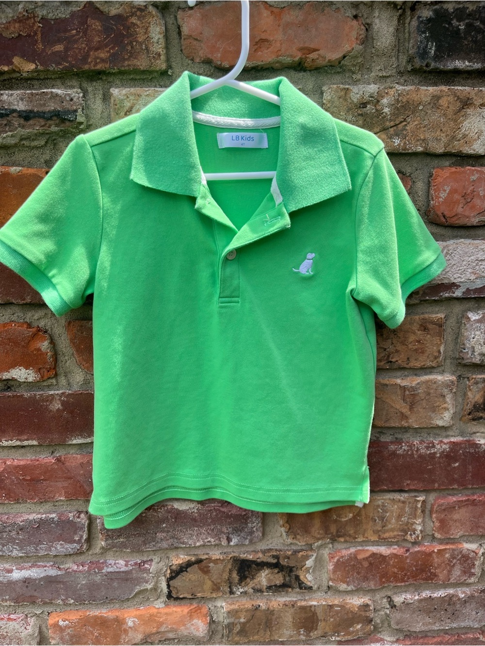 LB KIDS Boutique Green Polo 4T
